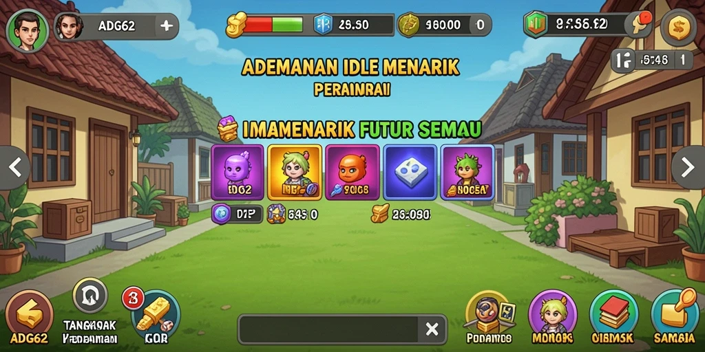 Tampilan gameplay ADG62 yang seru dan interaktif.