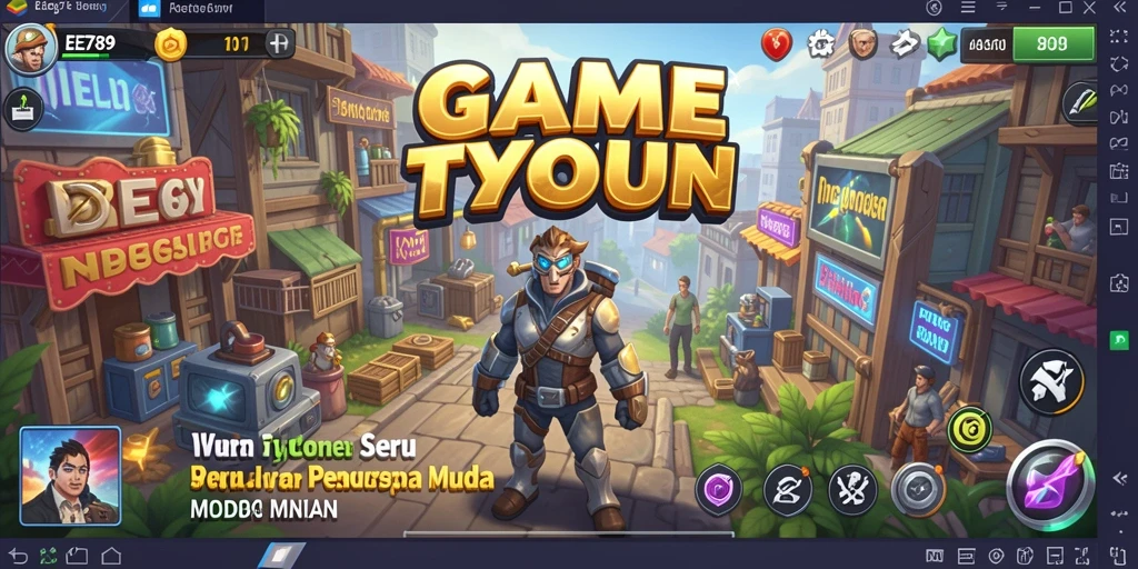 Tampilan gameplay menarik dalam EE789 dengan fokus pada bisnis Tycoon.
