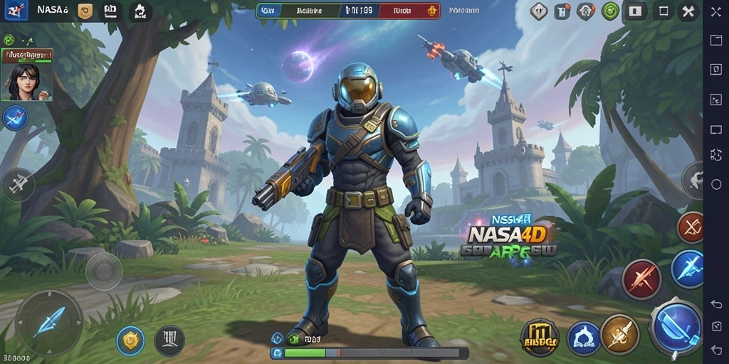 Tampilan gameplay <strong>NASA4D</strong> yang mendebarkan dan penuh aksi.