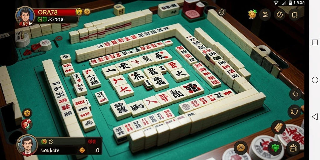 Tampilan gameplay menarik dari ORA78 di dunia Mahjong.