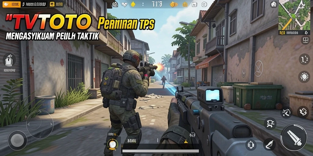 Tampilan gameplay TVTOTO menampilkan pertempuran yang intens dan karakter yang dinamis.