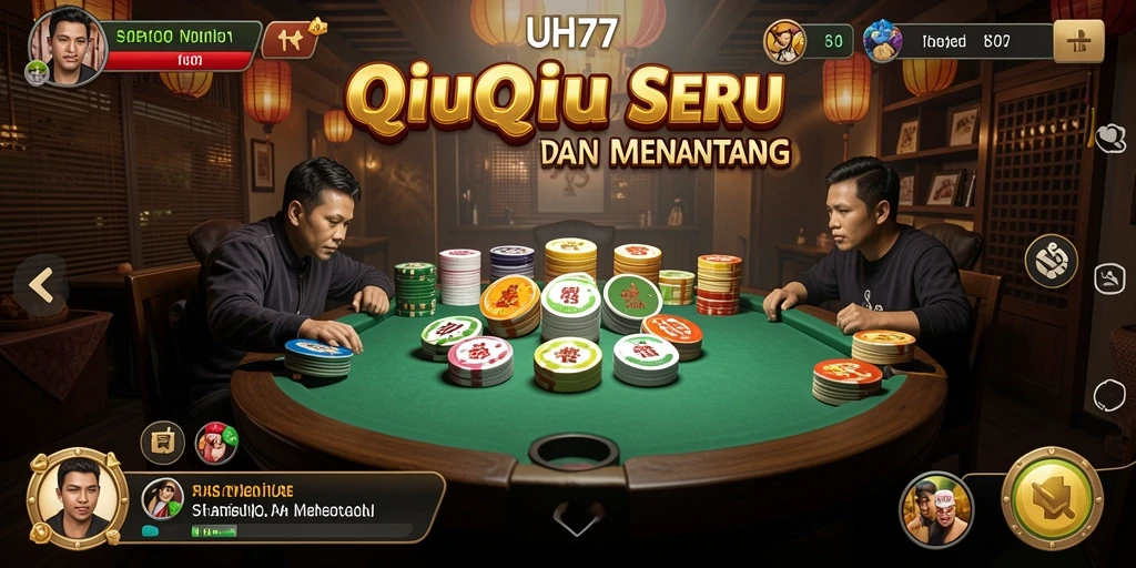 Gameplay QiuQiu yang dinamis dan menarik di UH77.