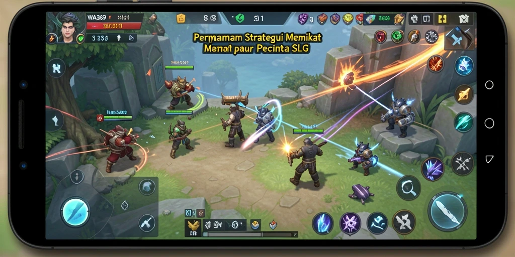 Tampilan gameplay WA369 yang mengasyikkan dan strategis.