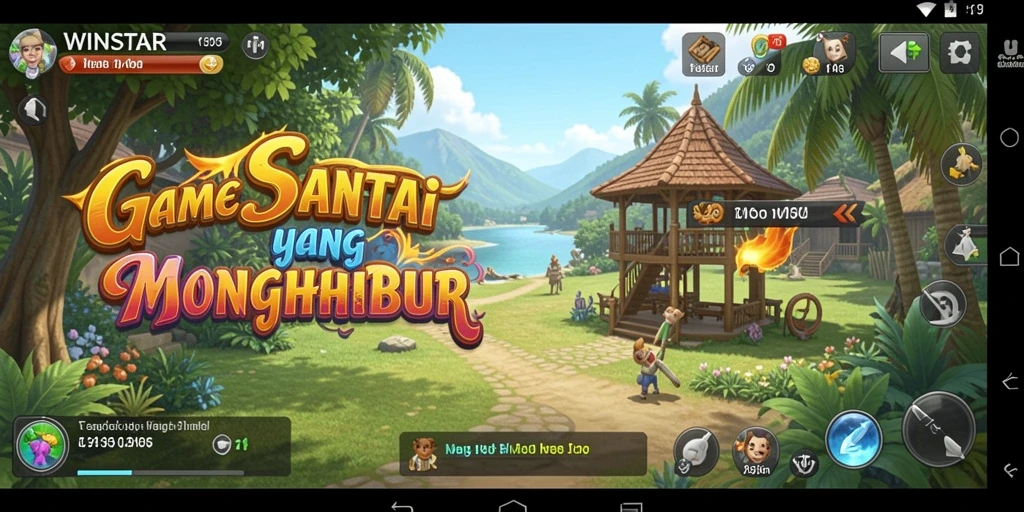 Tangkapan layar menunjukkan gameplay seru dan menantang dari WINSTAR.